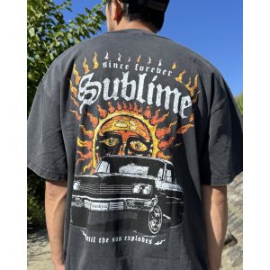 画像1: 送料無料 激レア プレミアム入荷 オフィシャルコラボT 日本での取り扱いは当店のみ SUBLIME x Thank You Collective / Until the Sun Explodes Tシャツ ヴィンテージブラック