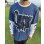 画像12: 送料無料 CYPRESS HILL / Leaf & Logo 長袖Tシャツ NAVY/WHITE (12)