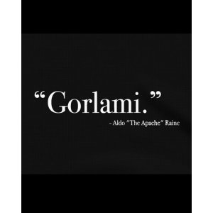 画像2: 10月19日23:59分締切 予約注文 送料無料 Inglourious Basterds / Quentin Tarantino Say Gorlami Tシャツ ブラック