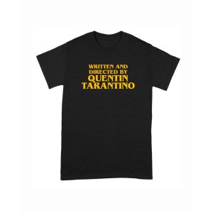 画像1: 10月19日23:59分締切 予約注文 送料無料 Written and Directed By Quentin Tarantino Tシャツ ブラック