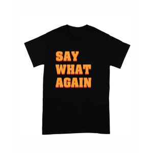 画像1: 10月19日23:59分締切 予約注文 送料無料 Pulp Fiction / Quentin Tarantino Say What Again Tシャツ ブラック