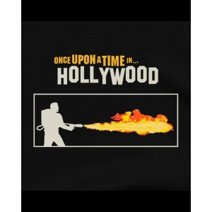 画像2: 10月19日23:59分締切 予約注文 送料無料 Once Upon a Time in Hollywood / Quentin Tarantino OUATIH Flamethrower Rick Dalton Tシャツ ブラック