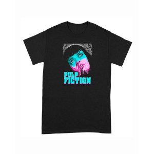 画像1: 10月19日23:59分締切 予約注文 送料無料 Pulp Fiction / Quentin Tarantino Animated Mia Wallace Tシャツ ブラック