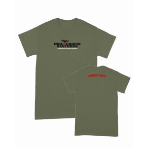 画像1: 10月19日23:59分締切 予約注文 送料無料 Inglourious Basterds / Quentin Tarantino Cannes 2009 Tシャツ グリーン