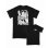 画像1: 10月19日23:59分締切 予約注文 送料無料 Pulp Fiction / Quentin Tarantino Cartoon Characters Tシャツ ブラック (1)