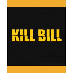 画像3: 10月19日23:59分締切 予約注文 送料無料 KILL BILL / Quentin Tarantino Logo Tシャツ ブラック