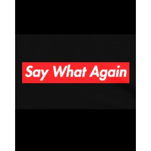 画像2: 10月19日23:59分締切 予約注文 送料無料 Pulp Fiction / Quentin Tarantino Say What Again Sup Logo Tシャツ ブラック