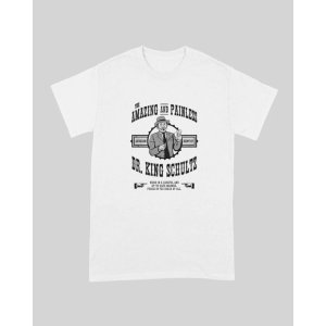 画像1: 10月19日23:59分締切 予約注文 送料無料 Django Unchained / Quentin Tarantino Dr. King Schultz Django Tシャツ ホワイト