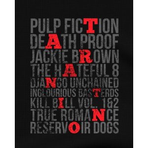 画像2: 10月19日23:59分締切 予約注文 送料無料 Tarantino Movies Grunge Style Tシャツ ブラック