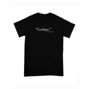 画像1: 10月19日23:59分締切 予約注文 送料無料 Inglourious Basterds / Quentin Tarantino Say Gorlami Tシャツ ブラック