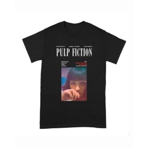 画像1: 10月19日23:59分締切 予約注文 送料無料 Pulp Fiction / Quentin Tarantino Mia Cover Vibe Tシャツ ブラック