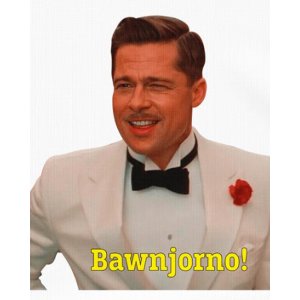 画像2: 10月19日23:59分締切 予約注文 送料無料 Inglourious Basterds / Quentin Tarantino Bawnjorno! Tシャツ ホワイト
