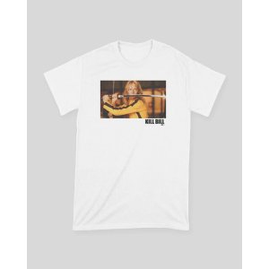画像1: 10月19日23:59分締切 予約注文 送料無料 KILL BILL / Quentin Tarantino Photo Tシャツ ホワイト