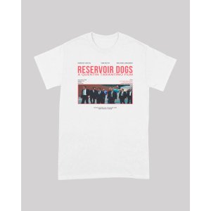 画像1: 10月19日23:59分締切 予約注文 送料無料 Reservoir Dogs / Quentin Tarantino Poster Style Tシャツ ホワイト