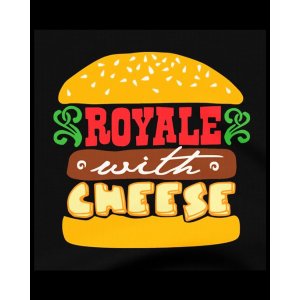 画像2: 10月19日23:59分締切 予約注文 送料無料 Pulp Fiction / Quentin Tarantino Royale With Cheese Tシャツ ブラック