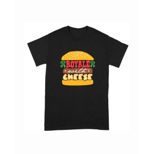 画像1: 10月19日23:59分締切 予約注文 送料無料 Pulp Fiction / Quentin Tarantino Royale With Cheese Tシャツ ブラック