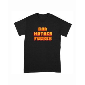 画像1: 10月19日23:59分締切 予約注文 送料無料 Pulp Fiction / Quentin Tarantino BAD MOTHER FUCKER Tシャツ ブラック
