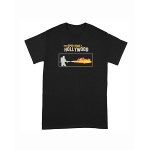 画像1: 10月19日23:59分締切 予約注文 送料無料 Once Upon a Time in Hollywood / Quentin Tarantino OUATIH Flamethrower Rick Dalton Tシャツ ブラック