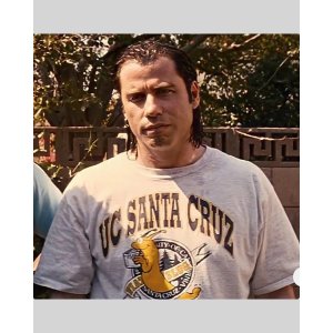 画像1: 10月19日23:59分締切 予約注文 送料無料 Pulp Fiction / Quentin Tarantino UC Santa Cruz Tシャツ ホワイト