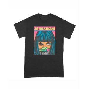 画像1: 10月19日23:59分締切 予約注文 送料無料 Pulp Fiction / Quentin Tarantino 5 Dollar Milkshake Tシャツ ブラック