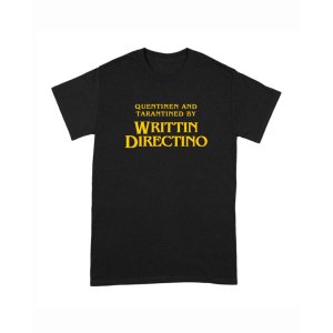 画像1: 10月19日23:59分締切 予約注文 送料無料 Quentinen and Tarantined By Writtin Directino Tシャツ ブラック