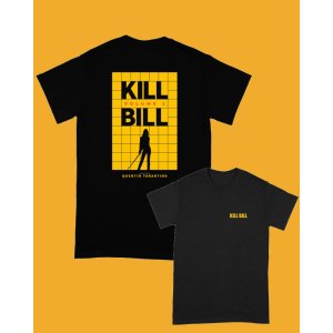 画像1: 10月19日23:59分締切 予約注文 送料無料 KILL BILL / Quentin Tarantino Logo Tシャツ ブラック