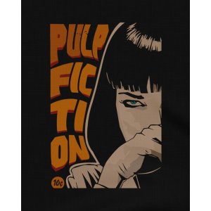 画像3: 10月19日23:59分締切 予約注文 送料無料 Pulp Fiction / Quentin Tarantino Mia Wallace Tシャツ ブラック