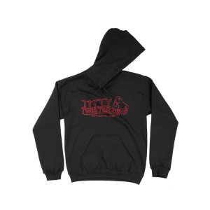 画像1: 10月19日23:59分締切 予約注文 送料無料 From Dusk Till Dawn / Quentin Tarantino Titty Twister プルオーバーパーカー ブラック