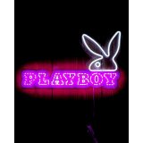 送料無料 在庫1個のみ PLAYBOY / NEON LED Light Up Sign Rabbit Head & Logo