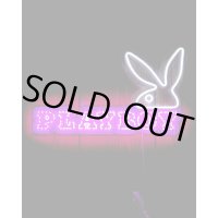 送料無料 在庫1個のみ PLAYBOY / NEON LED Light Up Sign Rabbit Head & Logo
