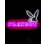 画像1: 送料無料 在庫1個のみ PLAYBOY / NEON LED Light Up Sign Rabbit Head & Logo (1)