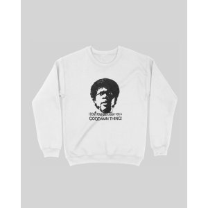 画像1: 10月19日23:59分締切 予約注文 送料無料 Pulp Fiction / Quentin Tarantino I Don't Remember Asking You A Goddamn Thing スウェット ホワイト