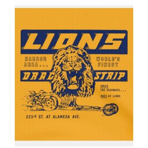 画像2: 10月19日23:59分締切 予約注文 送料無料 Once Upon a Time in Hollywood / Quentin Tarantino Cliff Booth Lions Drag Strip スウェット ゴールド