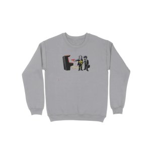画像1: 10月19日23:59分締切 予約注文 送料無料 Pulp Fiction / Quentin Tarantino Light Gun スウェット グレー
