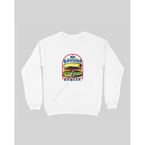 画像1: 10月19日23:59分締切 予約注文 送料無料 Pulp Fiction / Quentin Tarantino Big Kahuna Burger スウェット ホワイト