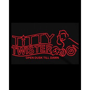 画像2: 10月19日23:59分締切 予約注文 送料無料 From Dusk Till Dawn / Quentin Tarantino Titty Twister スウェット ブラック