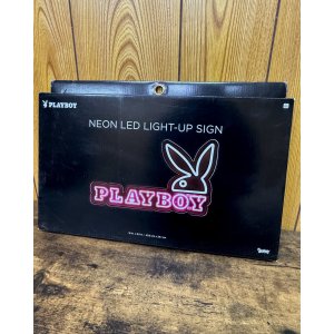 画像2: 送料無料 在庫1個のみ PLAYBOY / NEON LED Light Up Sign Rabbit Head & Logo