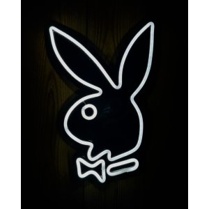 画像1: 送料無料 在庫2個のみ PLAYBOY / NEON LED Light Up Sign Rabbit Head
