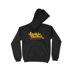 画像1: 10月19日23:59分締切 予約注文 送料無料 Jackie Brown / Quentin Tarantino Vintage Tarantino プルオーバーパーカー ブラック