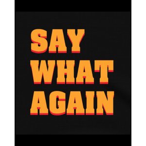 画像3: 10月19日23:59分締切 予約注文 送料無料 Pulp Fiction / Quentin Tarantino Say What Again スウェット ブラック