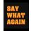 画像3: 10月19日23:59分締切 予約注文 送料無料 Pulp Fiction / Quentin Tarantino Say What Again スウェット ブラック (3)