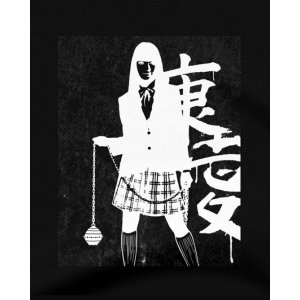 画像2: 10月19日23:59分締切 予約注文 送料無料 KILL BILL / Quentin Tarantino Gogo Yubari プルオーバーパーカー ブラック