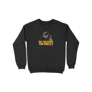 画像1: 10月19日23:59分締切 予約注文 送料無料 Pulp Fiction / Quentin Tarantino Do You Read the Bible? スウェット ブラック