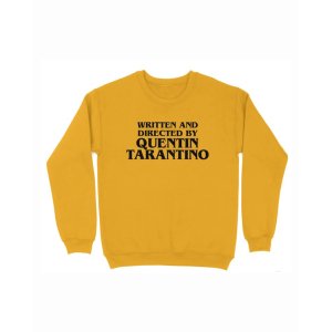 画像1: 10月19日23:59分締切 予約注文 送料無料 Written and Directed By Quentin Tarantino スウェット ゴールド