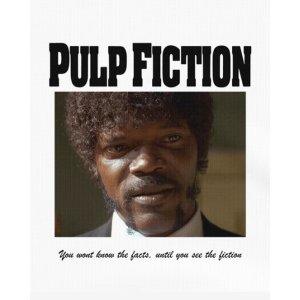 画像1: 10月19日23:59分締切 予約注文 送料無料 Pulp Fiction / Quentin Tarantino Samuel L. Jackson スウェット ホワイト
