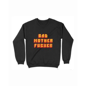画像1: 10月19日23:59分締切 予約注文 送料無料 Pulp Fiction / Quentin Tarantino BAD MOTHER FUCKER スウェット ブラック