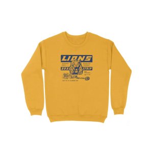 画像1: 10月19日23:59分締切 予約注文 送料無料 Once Upon a Time in Hollywood / Quentin Tarantino Cliff Booth Lions Drag Strip スウェット ゴールド