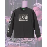 10月30日23:59分締切 予約注文 送料無料 JAKOBS CASTLE x BALL&CHAIN x YASU / Chicago LAX-ORD 長袖Tシャツ 墨ブラック