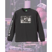 10月30日23:59分締切 予約注文 送料無料 JAKOBS CASTLE x BALL&CHAIN x YASU / Chicago LAX-ORD 長袖Tシャツ 墨ブラック