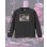 画像1: 10月30日23:59分締切 予約注文 送料無料 JAKOBS CASTLE x BALL&CHAIN x YASU / Chicago LAX-ORD 長袖Tシャツ 墨ブラック (1)